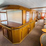 Kelén nosztalgiahajó belső tér