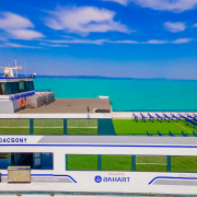 Badacsony katamarán felső fedélzet