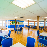 Füred katamarán felső szint belső tér büfé