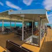 Siófok katamarán felső fedélzet