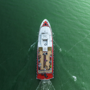 Hévíz motoros hajó a Balatonon