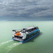 Balaton katamarán a Balatonon