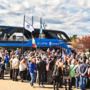 Hajó avató rendezvény Balatonfüreden