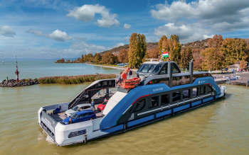 Szántód komp Tihanyrévben